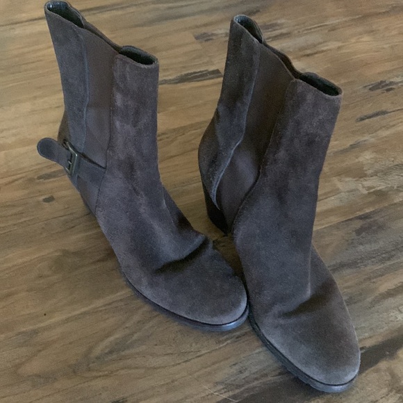 Cole Haan brown suede boots - Picture 2 of 12